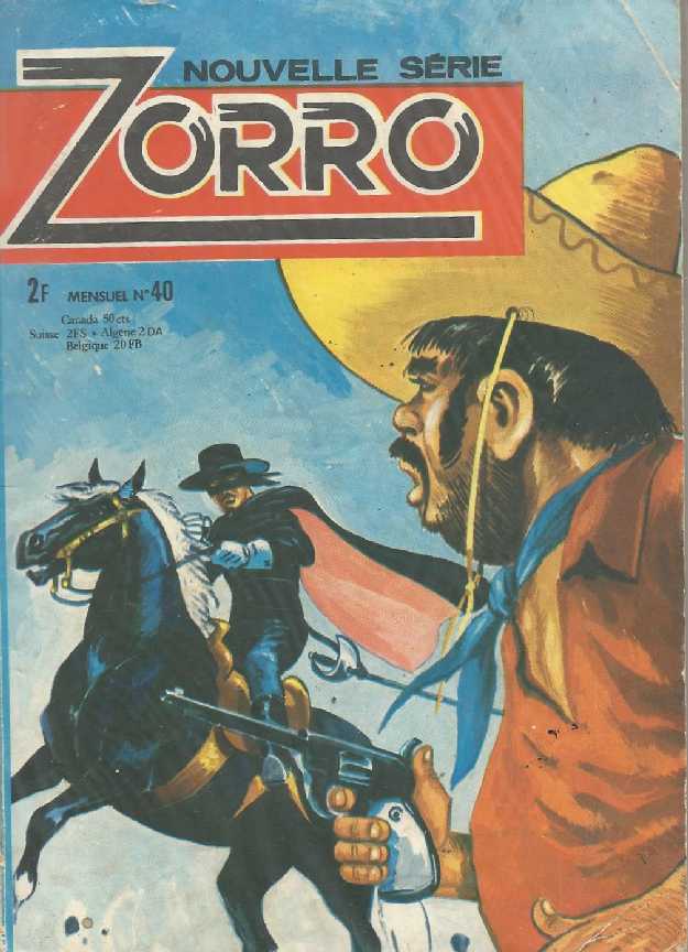 Scan de la Couverture Zorro SFPI Poche n 40